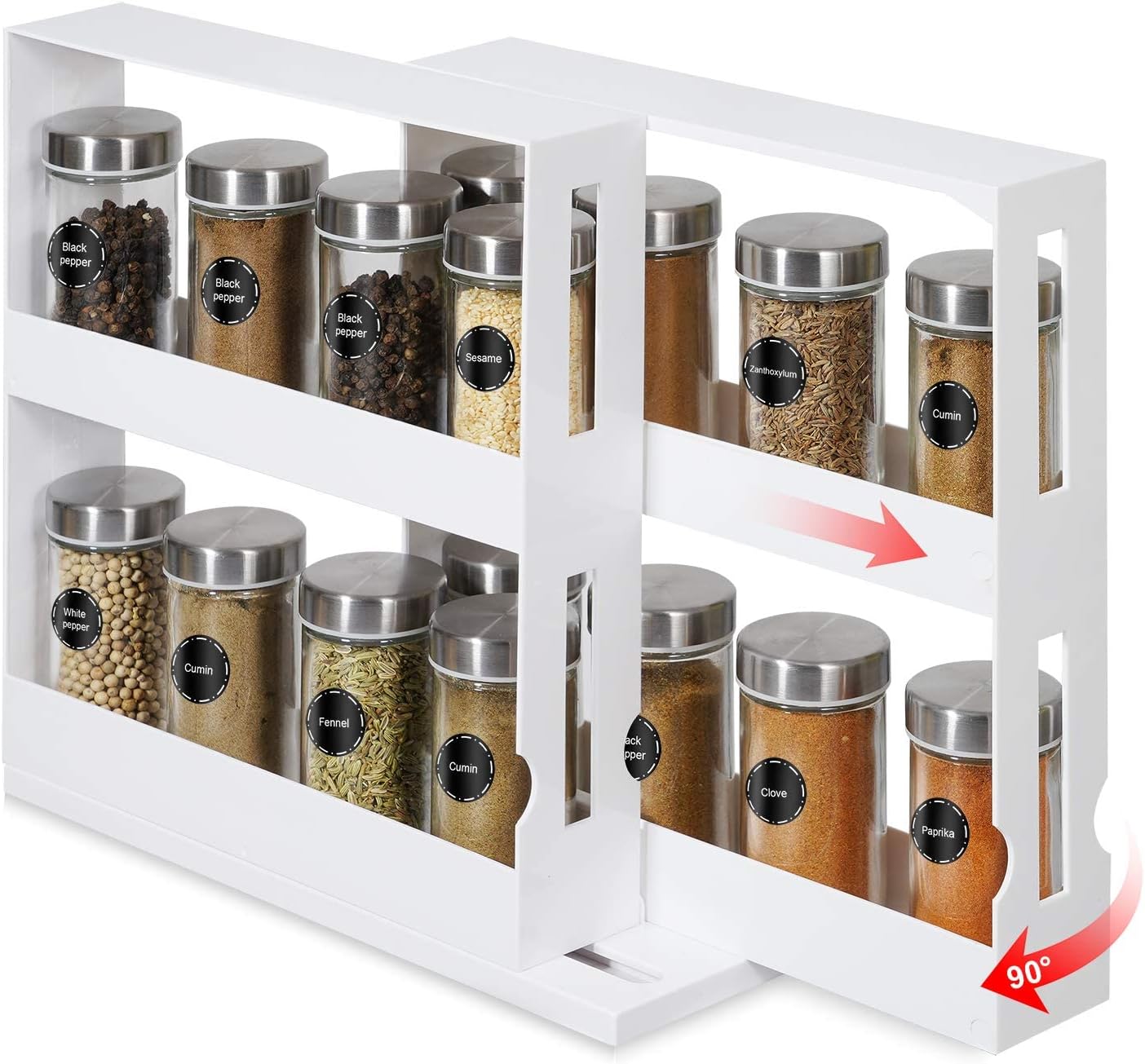 Rotating Seasoning Spice Rack arinsolangeathome