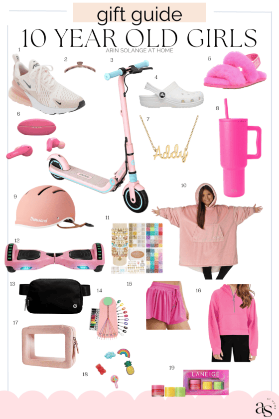 19 Gifts for 10 Year Old Girls arinsolangeathome