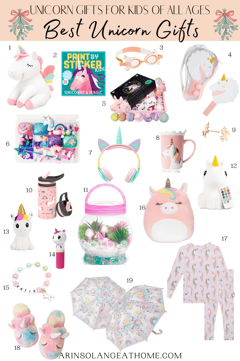 Unicorn Gifts for Kids You'll Both Love - arinsolangeathome