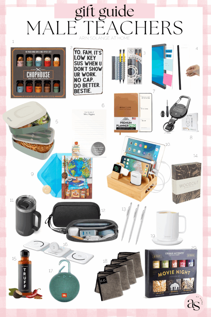 male teacher gift guide
