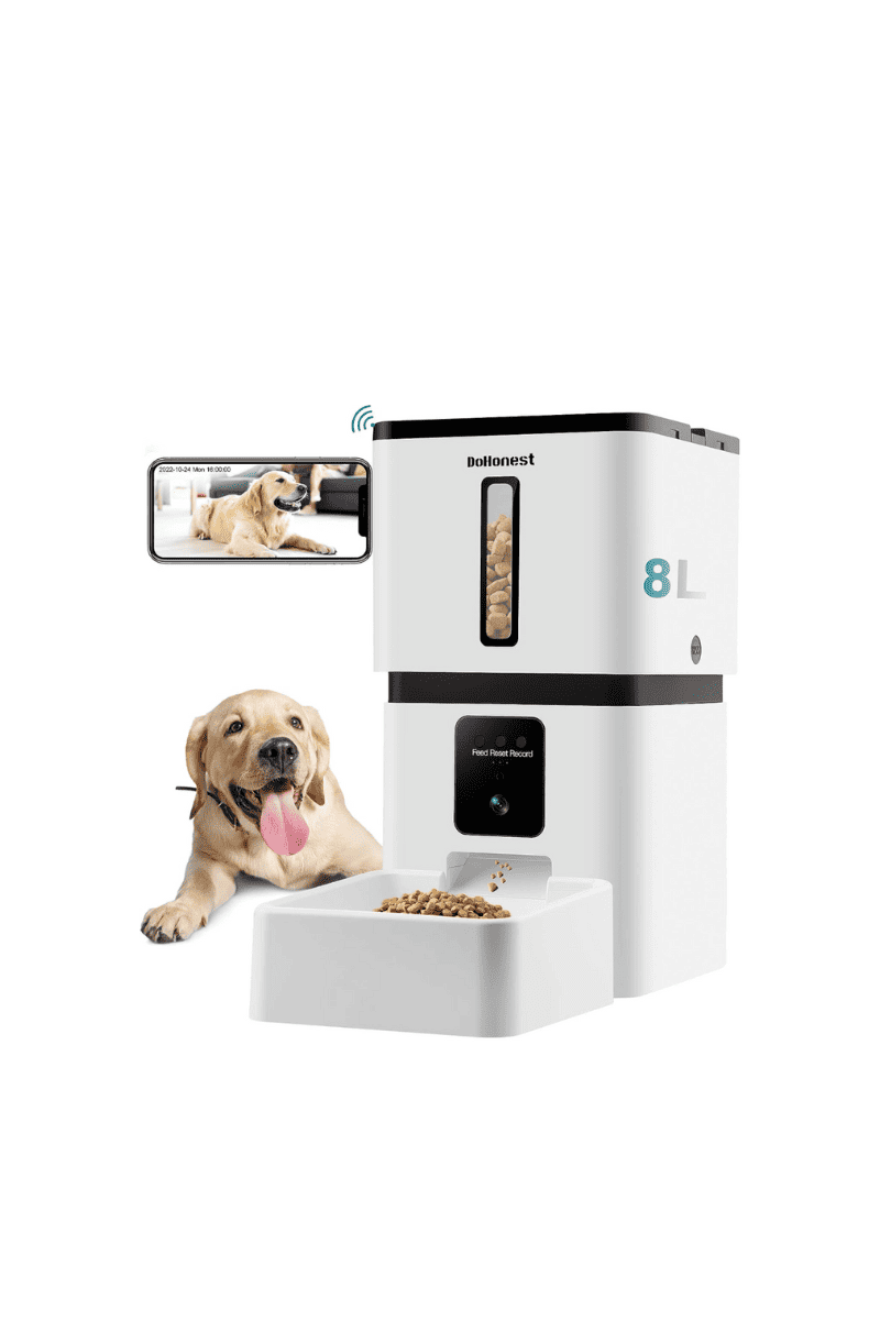 Automatic Dog Feeder And Camera arinsolangeathome