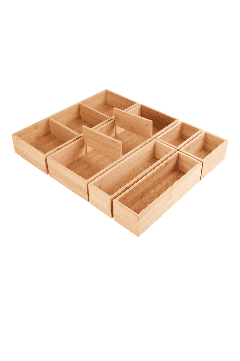 Bamboo Drawer Organizer arinsolangeathome