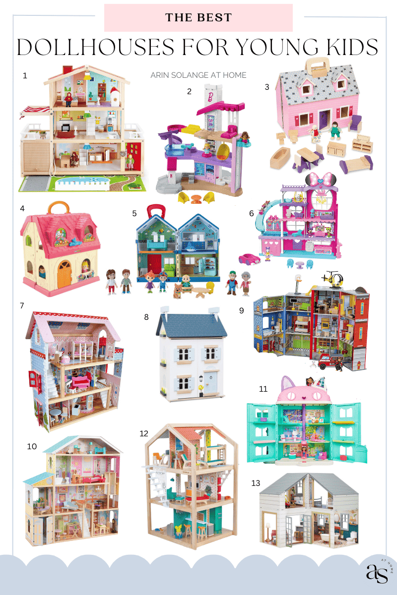 Best Dollhouses For 2 Year Old Toddlers & Preschoolers Round up of 13 dollhouses