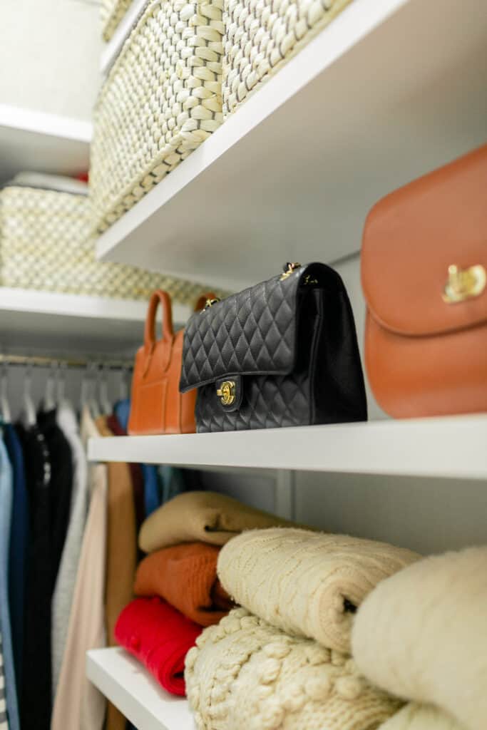 Purse Collection in closet