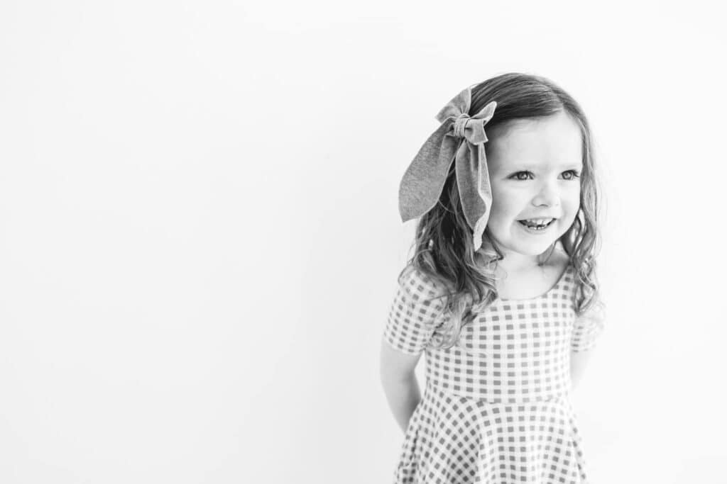Little girl personality photo