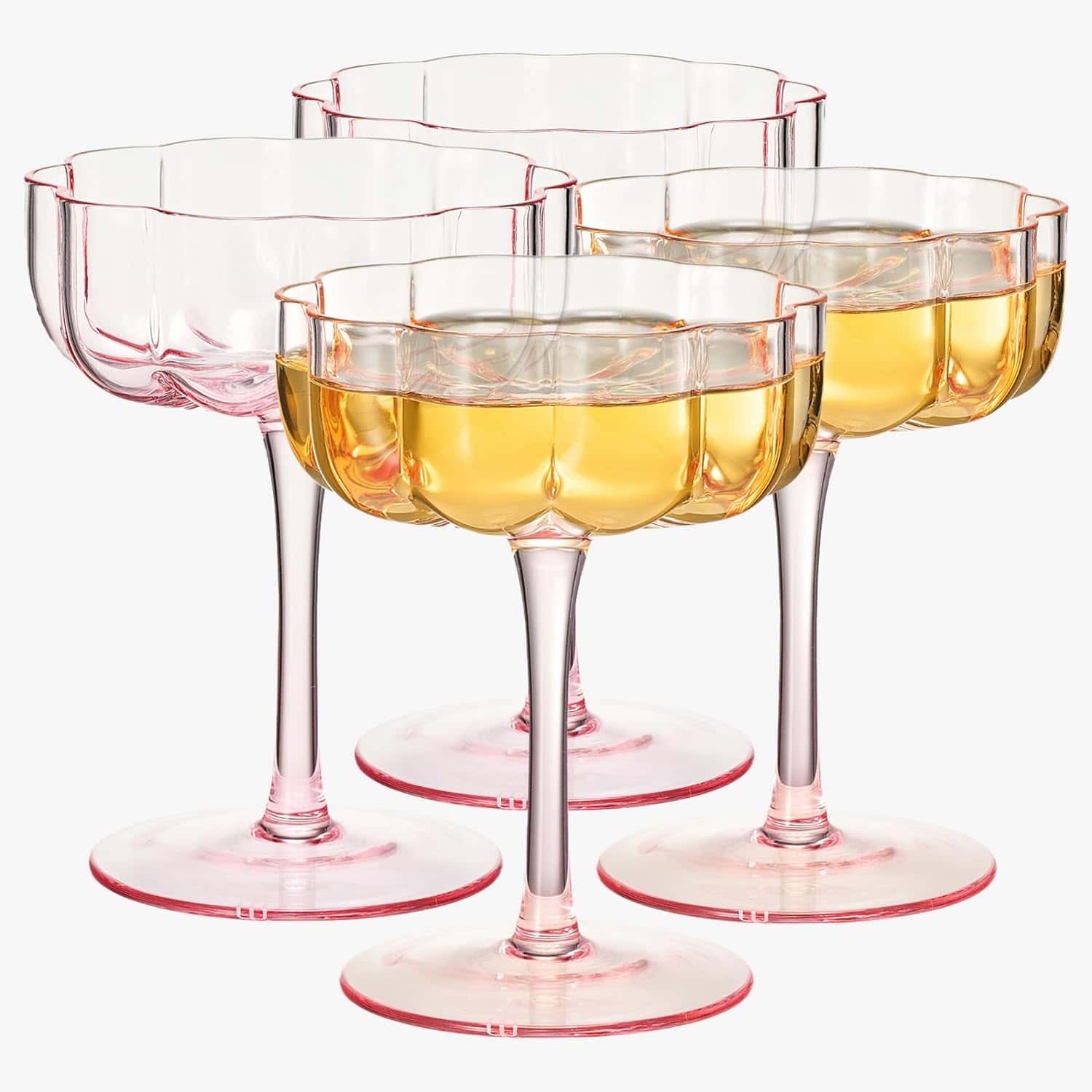 Pink Cocktail Glasses arinsolangeathome