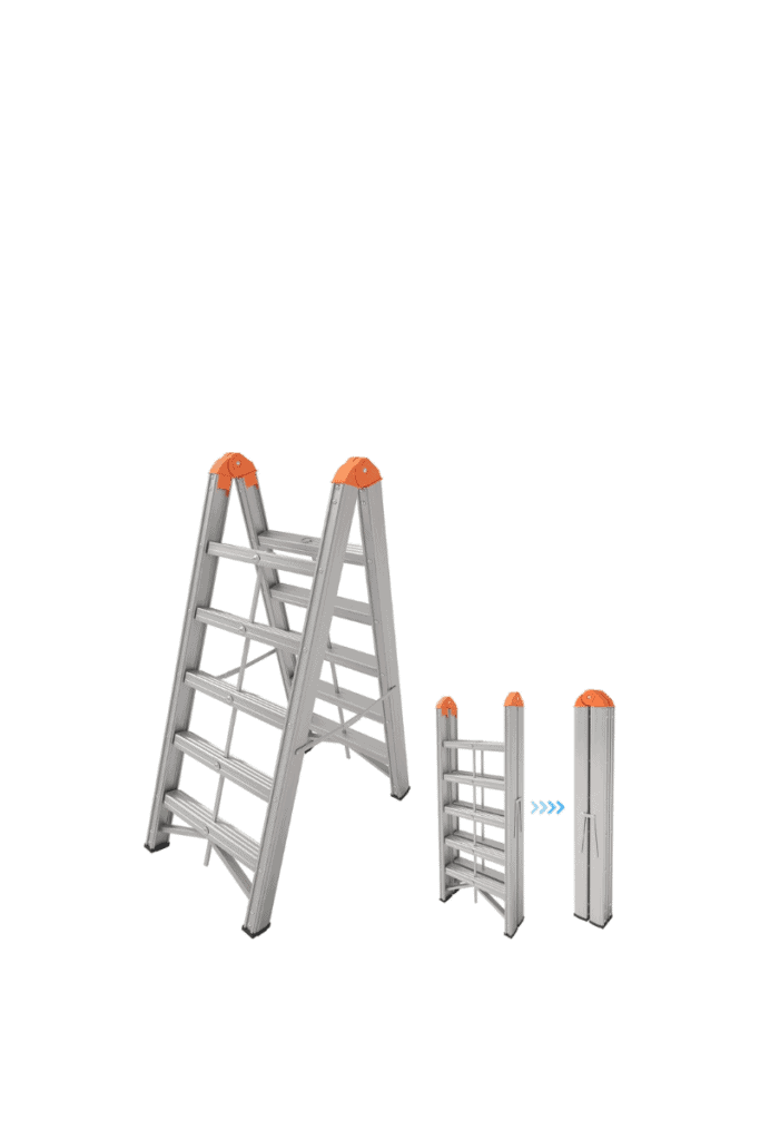 Aparecium Aluminum 5-Step Ladder The Best Ladder For High Ceilings