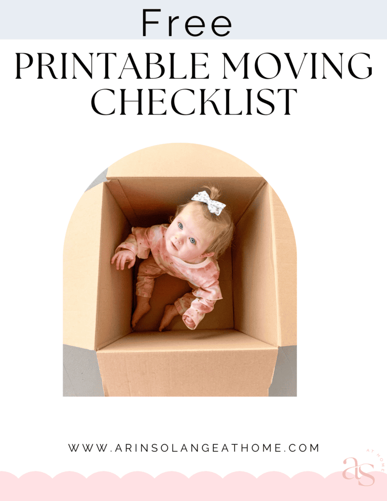 Free Printable Moving Excel Checklist Baby in box