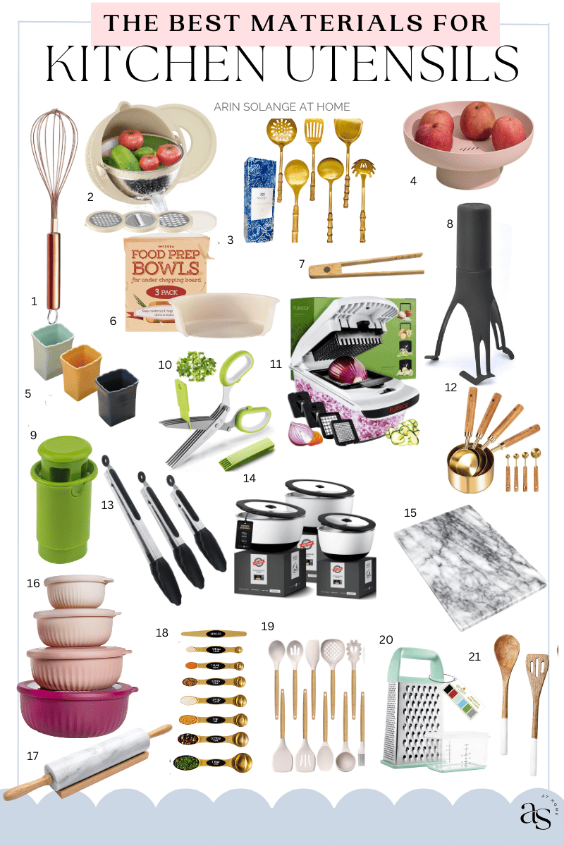 The Best Materials For Kitchen Utensils round up of 21 products