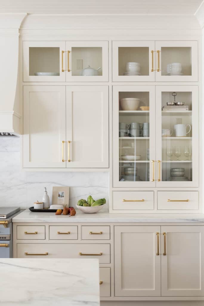 Cream kitchen cabinet color