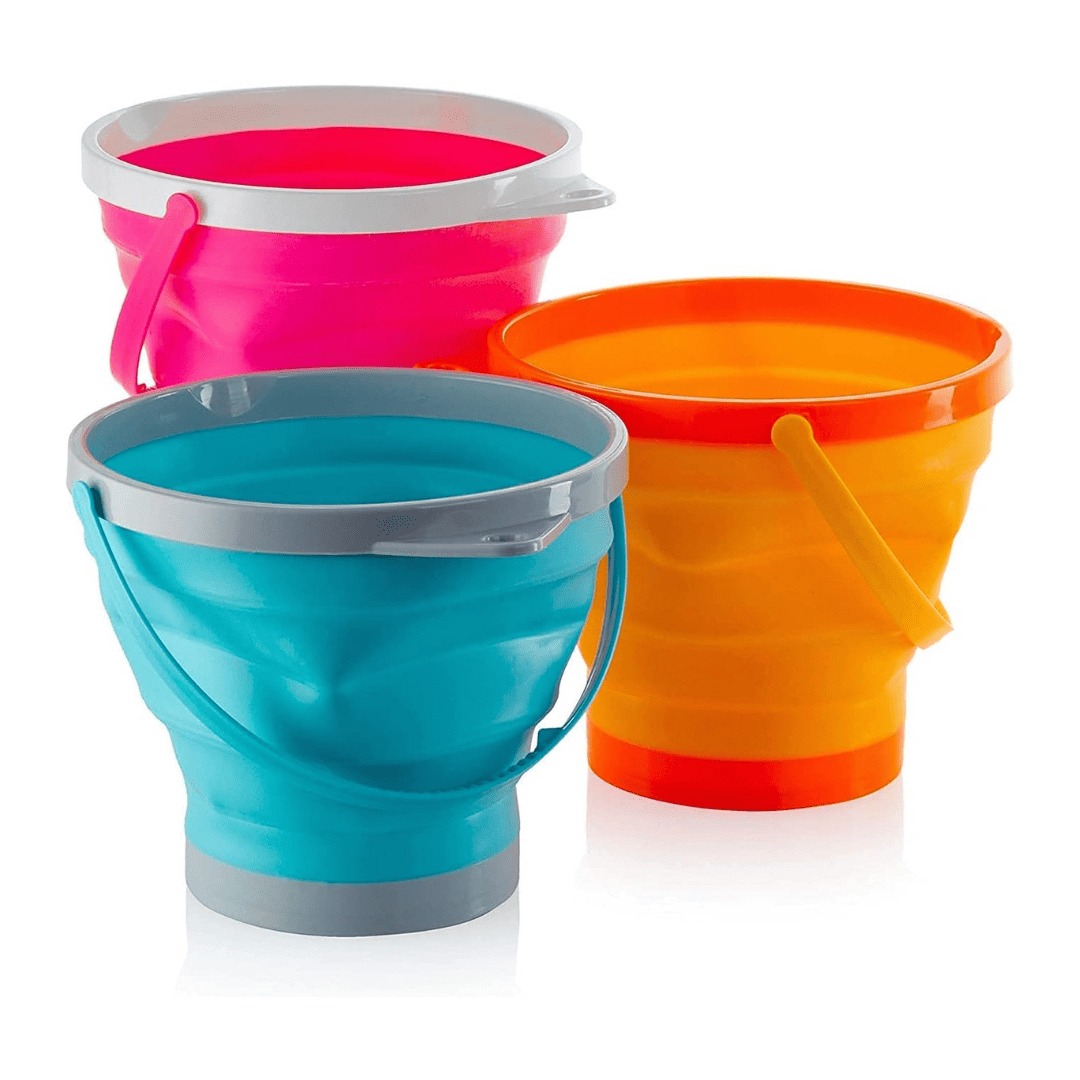 Collapsible Beach Buckets - Arinsolangeathome