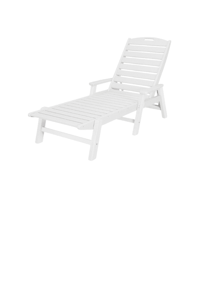 Polywood Lounge Chair in White