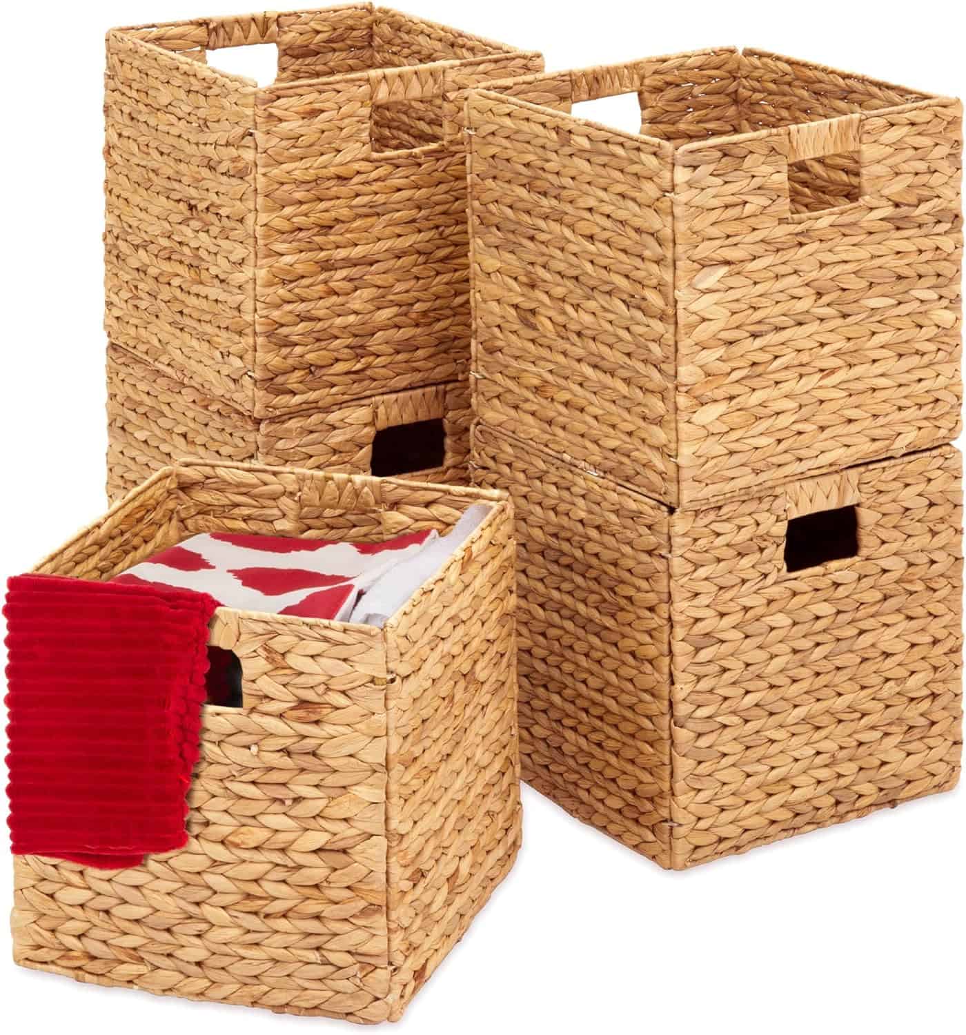 12x12 Wicker Baskets - arinsolangeathome