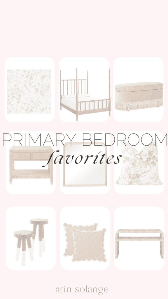 primary bedroom favorites