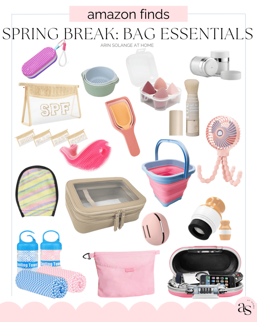 spring break bag essentials 