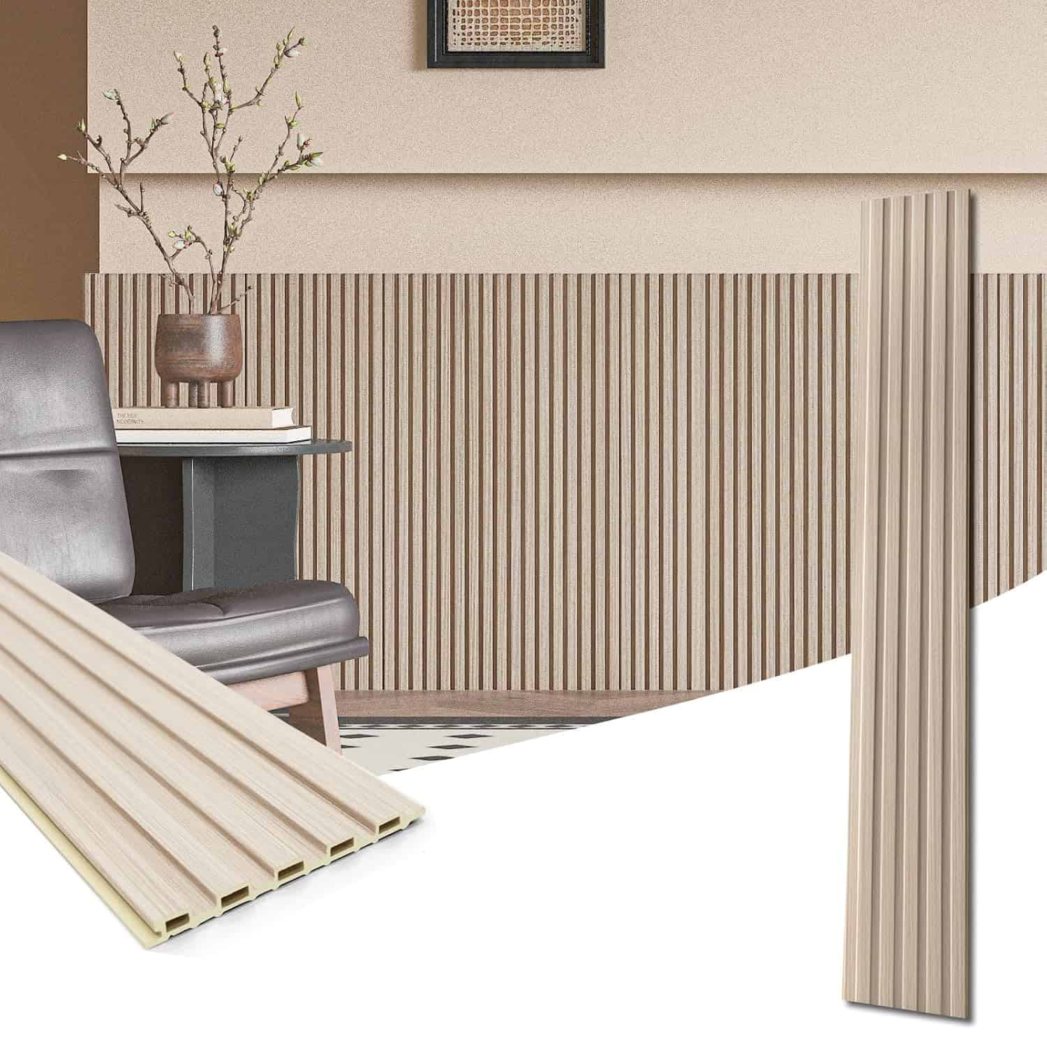 WPC Wainscoting Panels Backsplash - arinsolangeathome